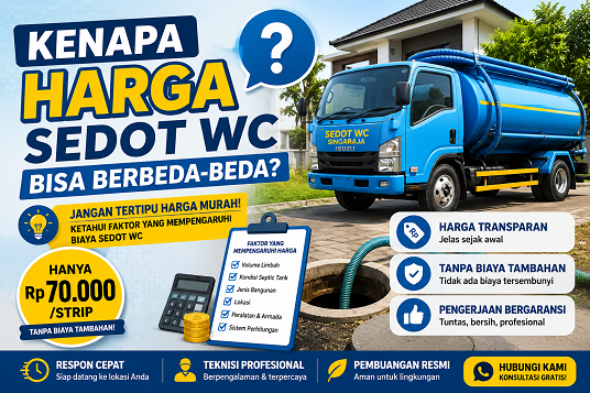 Kenapa Harga Sedot WC Bisa Berbeda-Beda? Ketahui Agar Tidak Salah Pilih!